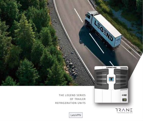THERMO KING 新型トレーラー冷蔵庫 レジェンド L-1880 30/50年 2025 アジア太平洋市場
