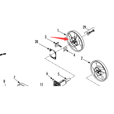 モデル 781307/781306 サーモキング T-880Pro オリジナル蒸発機扇風機刃 白/黒