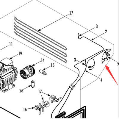 442823 サーモキング T-880Pro 純正デフロストダンパーモーター