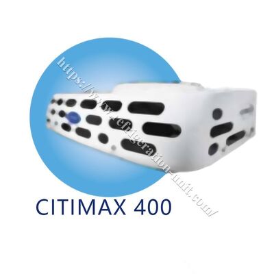 キャリアトランシールド Citimax 400 モデルは、小型の 2.5～3.5 メートルの冷蔵ボックス長トラック 12V/24V に対応しています。