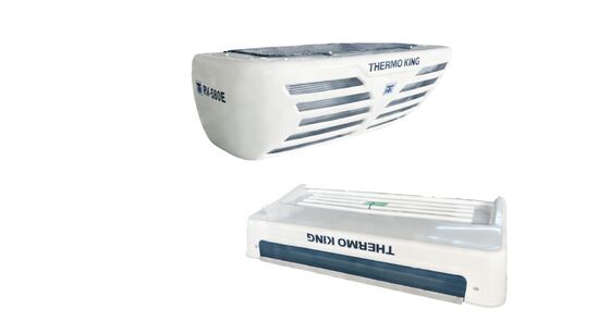 Thermo King RV580E トラック冷凍機ユニット C450 を 24V DC、ホットガスデフロスト、軽量スタンバイシステムに交換