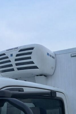 Thermo King RV580E トラック冷凍機ユニット C450 を 24V DC、ホットガスデフロスト、軽量スタンバイシステムに交換