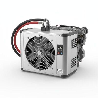 Thermo King RV580E トラック冷凍機ユニット C450 を 24V DC、ホットガスデフロスト、軽量スタンバイシステムに交換
