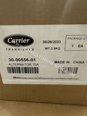 30-00556-01 Carrier Transicold original parts Alternator 12 Volt 70 Generator for Carrier X2/2100/2500 30-01114-06 /30-00409-02