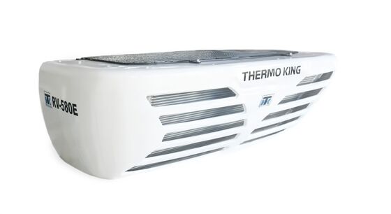 Thermo King RV580E トラック冷凍機ユニット C450 を 24V DC、ホットガスデフロスト、軽量スタンバイシステムに交換